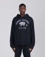 Honor History Hoodie Black worn by model