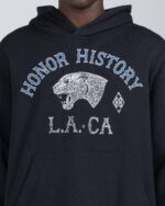 Honor History Hoodie Black graphic detail