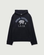 Honor History Hoodie Black front view with panther graphic