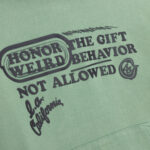 Not Allowed Hoodie Mint flat front view