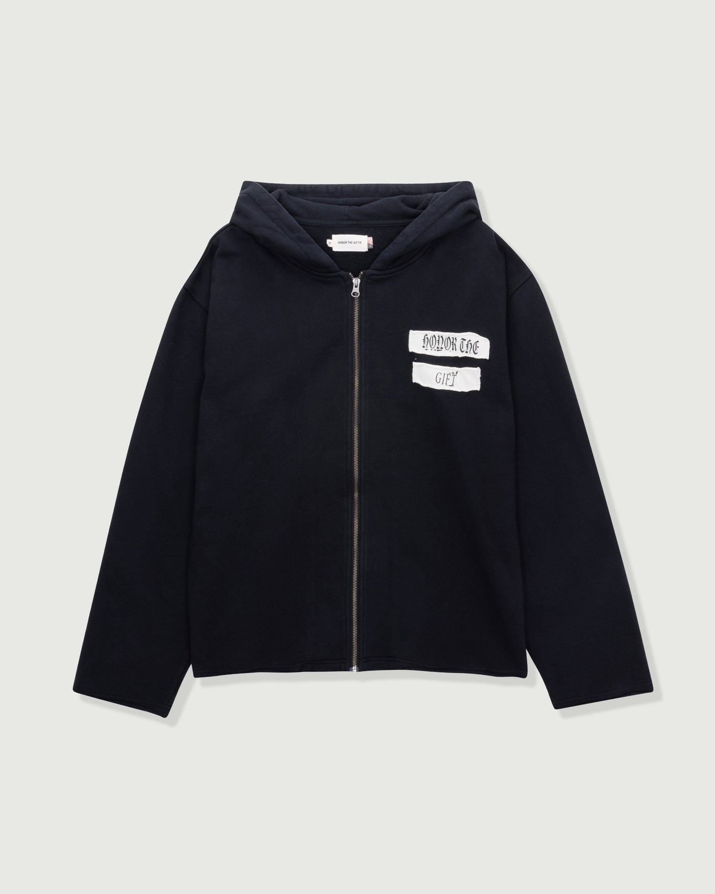 Running Shit Since 1988 Zip Hoodie - Black Running Shit Since 1988 Zip Hoodie Black front view
