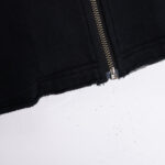 Running Shit Since 1988 Zip Hoodie Black back view