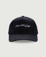 Script Hat Black front view