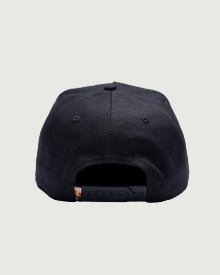 Script Hat Black side view