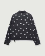Flowers Beaded Jacket Black beadwork detail