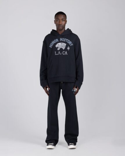 Honor History Sweatpant Black worn by model