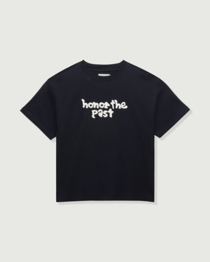 Honor The Past Tee Black front view
