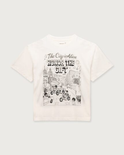 The City Is Alive Tee Bone front view