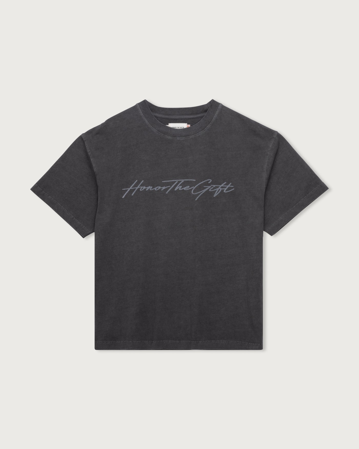Script Tee - Vintage Black Script Tee Vintage Black front view