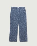 Washed 5 Pocket Denim Light Indigo front view