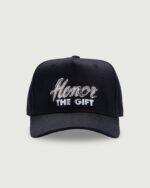 Heart & Pride Hat Black front view