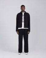 Nep Yarn Pant Black worn by model