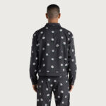 Flowers Beaded Jacket Black streetwear look