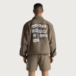 Growth Track Jacket Pebble side view