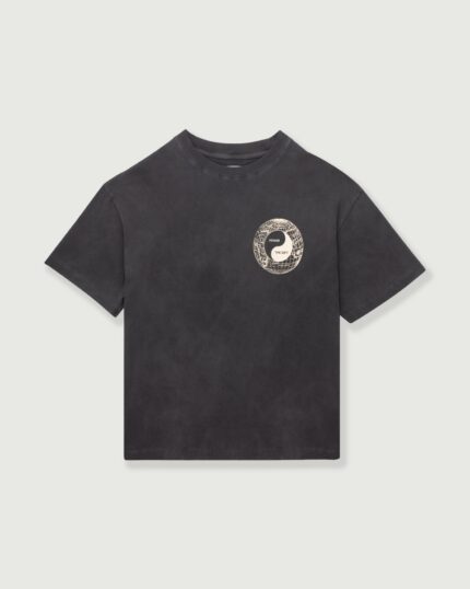 Breathe In Breathe Out Tee Black front view