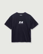 H Logo Tee Navy front view